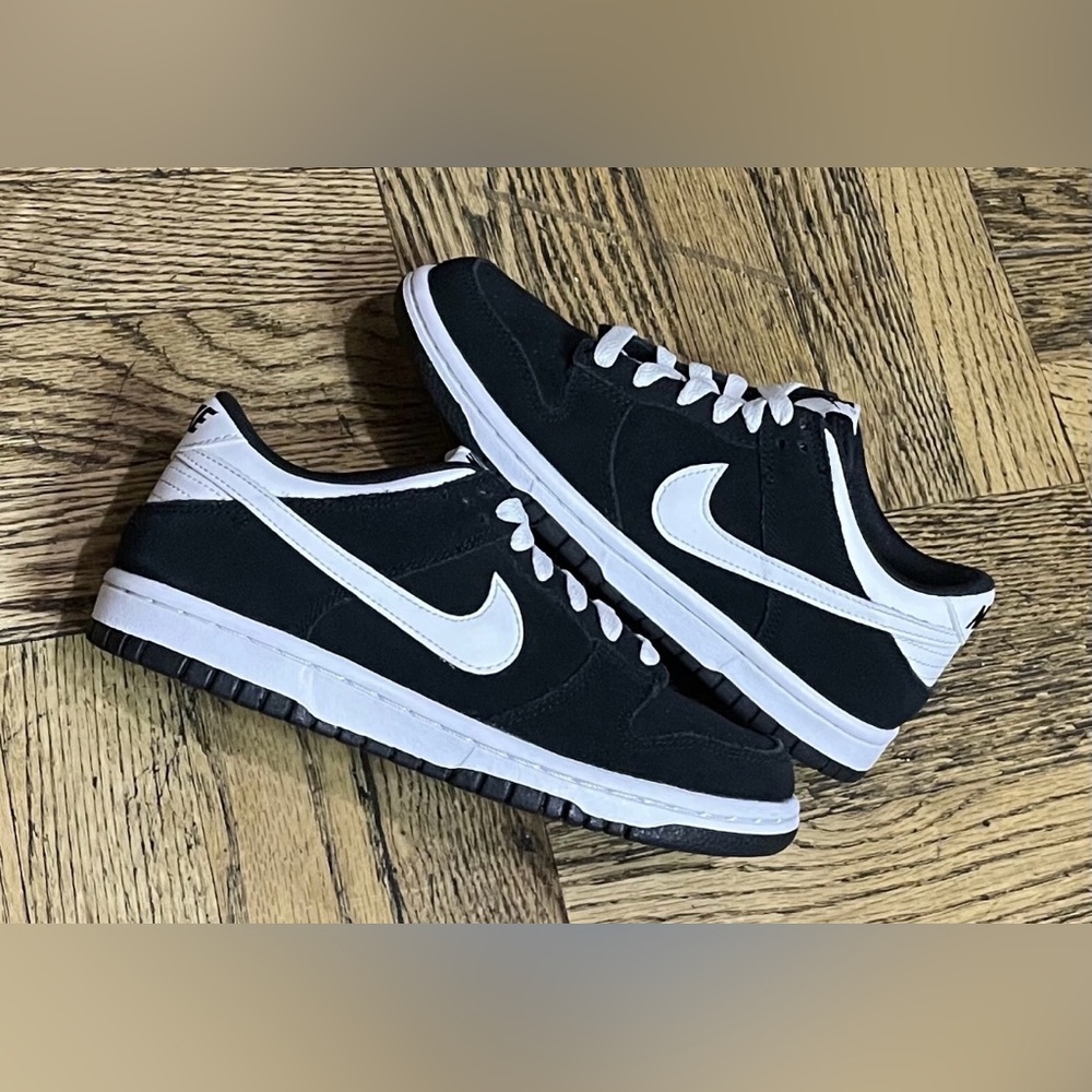 Nike Dunk Low Black White Suede Reverse Panda